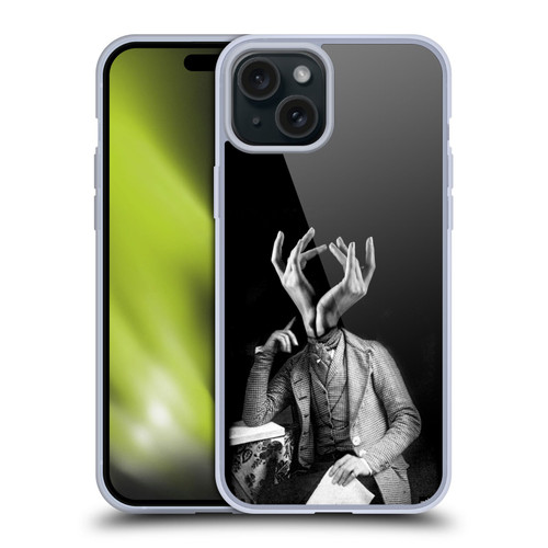 LouiJoverArt Black And White Sensitive Man Soft Gel Case for Apple iPhone 15 Plus