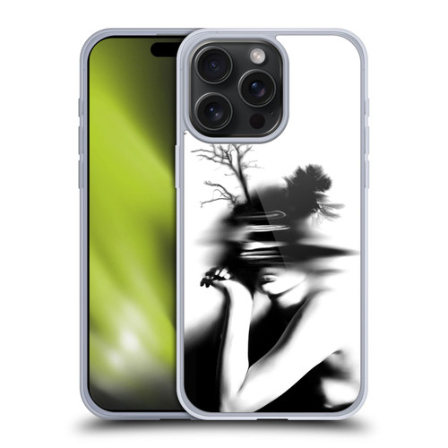 LouiJoverArt Black And White The Mystery Of Never Soft Gel Case for Apple iPhone 15 Pro Max