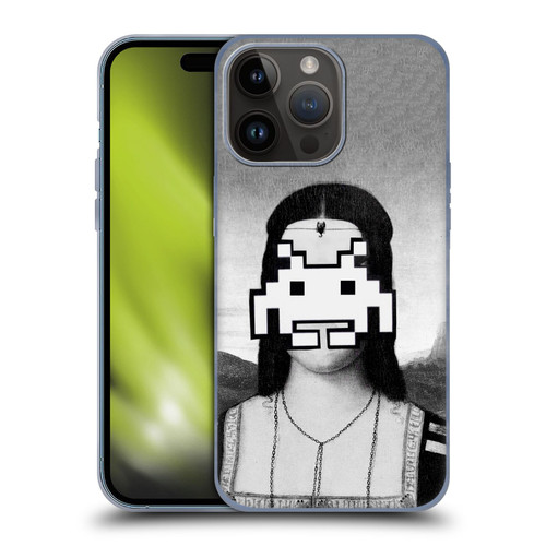 LouiJoverArt Black And White Renaissance Invaders Soft Gel Case for Apple iPhone 15 Pro Max