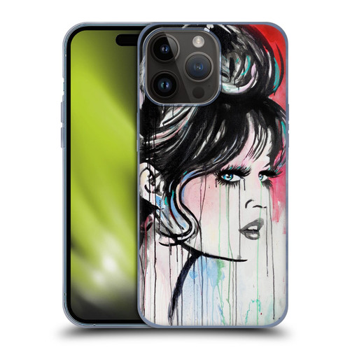 LouiJoverArt Red Ink God Created Woman Soft Gel Case for Apple iPhone 15 Pro Max