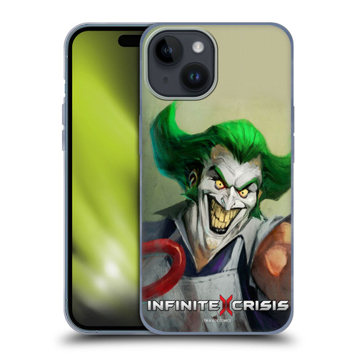 Infinite Crisis Characters Gaslight Joker Soft Gel Case for Apple iPhone 15