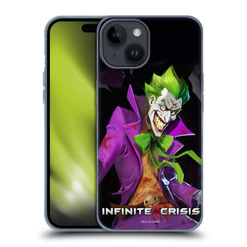 Infinite Crisis Characters Joker Soft Gel Case for Apple iPhone 15