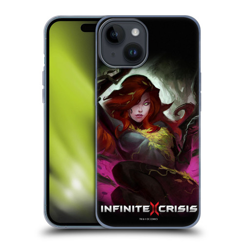 Infinite Crisis Characters Poison Ivy Soft Gel Case for Apple iPhone 15