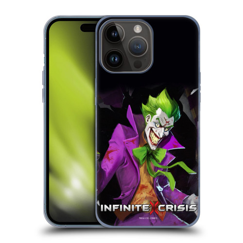 Infinite Crisis Characters Joker Soft Gel Case for Apple iPhone 15 Pro Max