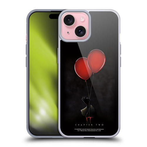 IT Chapter Two Posters Pennywise Balloon Soft Gel Case for Apple iPhone 15