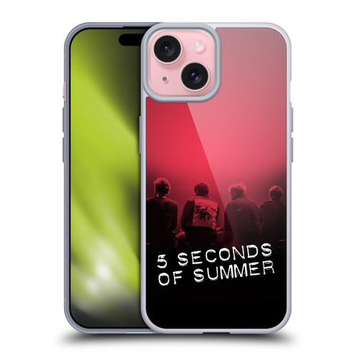 5 Seconds of Summer Posters Colour Washed Soft Gel Case for Apple iPhone 15