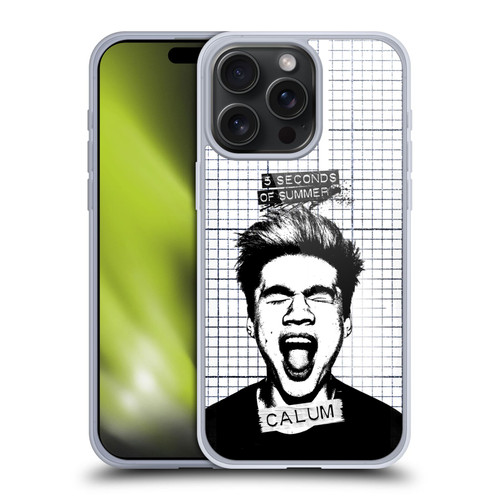5 Seconds of Summer Solos Grained Calum Soft Gel Case for Apple iPhone 15 Pro Max