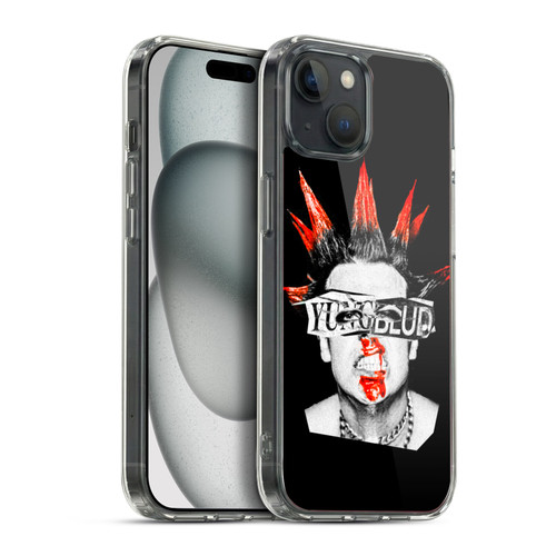 Yungblud Graphics Face Soft Gel Case for Apple iPhone 15 Plus