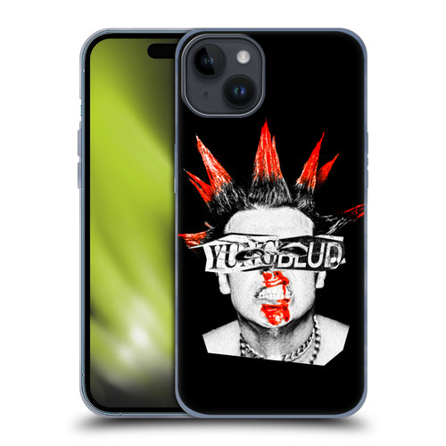 Yungblud Graphics Face Soft Gel Case for Apple iPhone 15 Plus