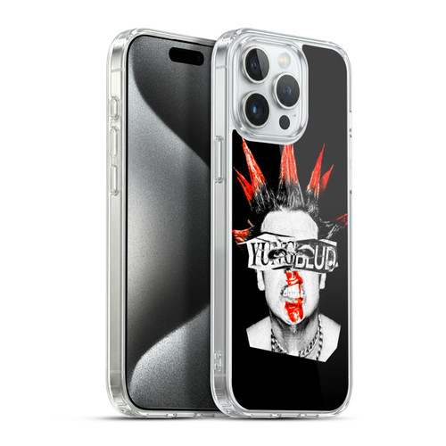 Yungblud Graphics Face Soft Gel Case for Apple iPhone 15 Pro Max