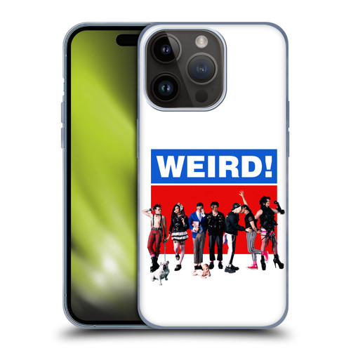 Yungblud Graphics Weird! Soft Gel Case for Apple iPhone 15 Pro