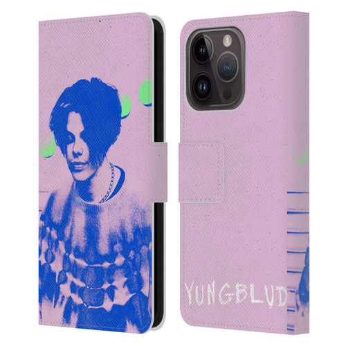 Yungblud Graphics Photo Leather Book Wallet Case Cover For Apple iPhone 15 Pro