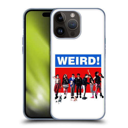 Yungblud Graphics Weird! Soft Gel Case for Apple iPhone 15 Pro Max