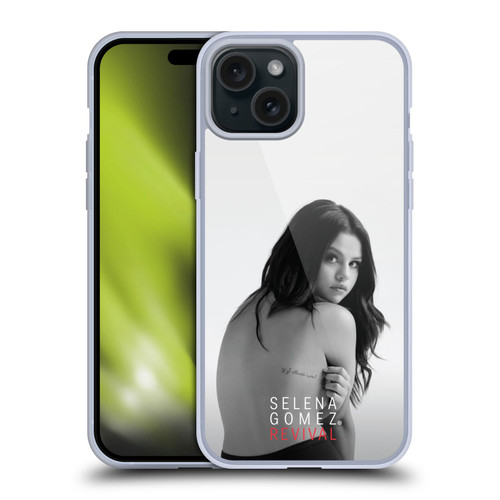 Selena Gomez Revival Back Cover Art Soft Gel Case for Apple iPhone 15 Plus