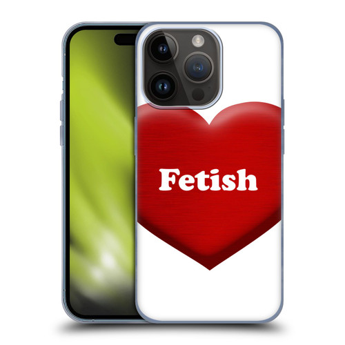 Selena Gomez Key Art Fetish Heart Soft Gel Case for Apple iPhone 15 Pro
