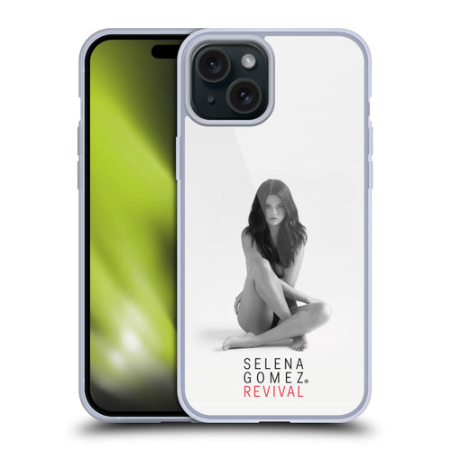 Selena Gomez Revival Front Cover Art Soft Gel Case for Apple iPhone 15 Plus