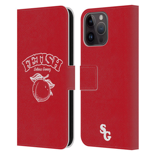 Selena Gomez Key Art Fetish Peach Mono Leather Book Wallet Case Cover For Apple iPhone 15 Pro Max