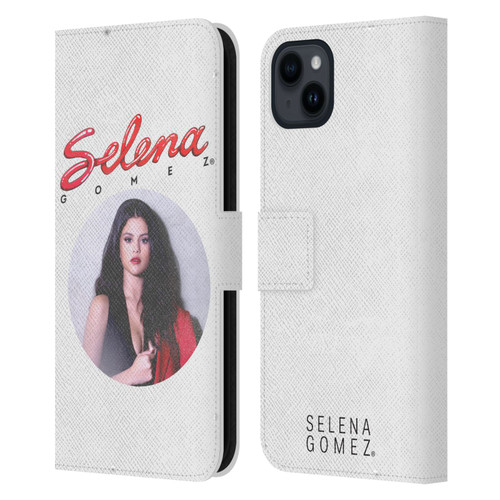 Selena Gomez Revival Kill Em with Kindness Leather Book Wallet Case Cover For Apple iPhone 15 Plus