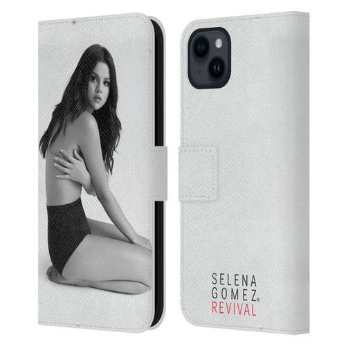 Selena Gomez Revival Side Cover Art Leather Book Wallet Case Cover For Apple iPhone 15 Plus