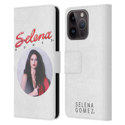 Selena Gomez Revival Kill Em with Kindness Leather Book Wallet Case Cover For Apple iPhone 15 Pro