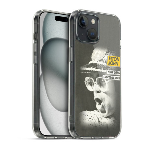 Elton John Artwork Your Song Single Soft Gel Case for Apple iPhone 15 & MagSafe