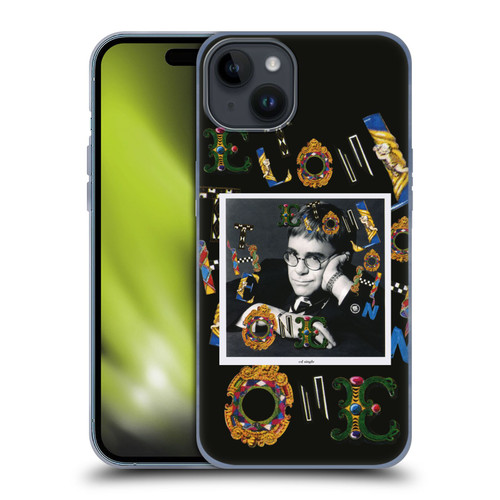 Elton John Artwork The One Single Soft Gel Case for Apple iPhone 15 Plus