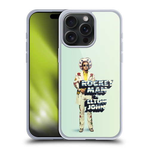 Elton John Artwork Rocket Man Single Soft Gel Case for Apple iPhone 15 Pro Max