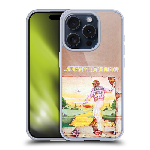 Elton John Artwork GBYR Album Soft Gel Case for Apple iPhone 15 Pro