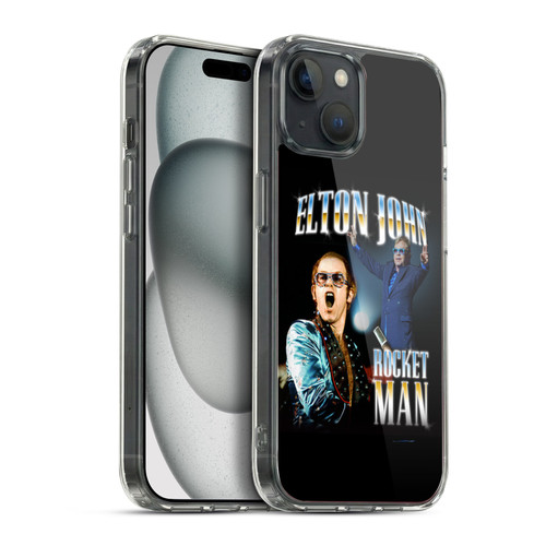 Elton John Rocketman Key Art Soft Gel Case for Apple iPhone 15 Plus & MagSafe