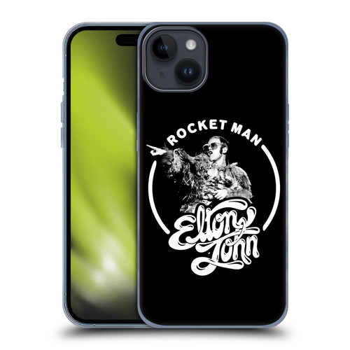 Elton John Rocketman Key Art 2 Soft Gel Case for Apple iPhone 15 Plus