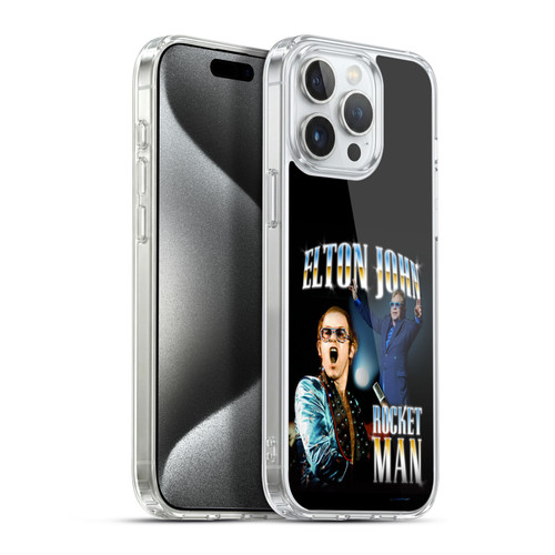 Elton John Rocketman Key Art Soft Gel Case for Apple iPhone 15 Pro Max & MagSafe