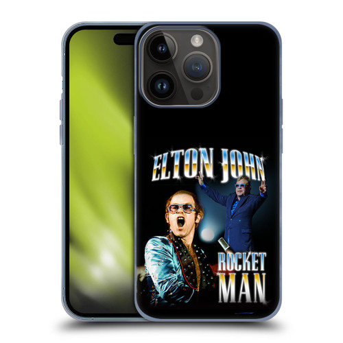 Elton John Rocketman Key Art Soft Gel Case for Apple iPhone 15 Pro