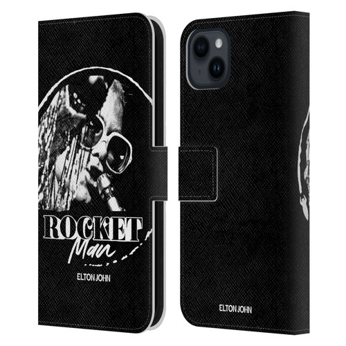 Elton John Rocketman Key Art 4 Leather Book Wallet Case Cover For Apple iPhone 15 Plus