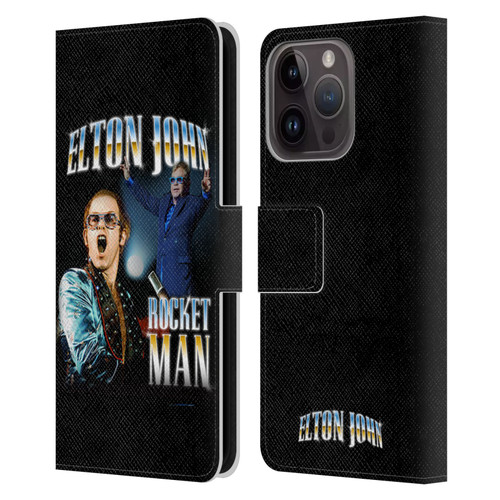 Elton John Rocketman Key Art Leather Book Wallet Case Cover For Apple iPhone 15 Pro