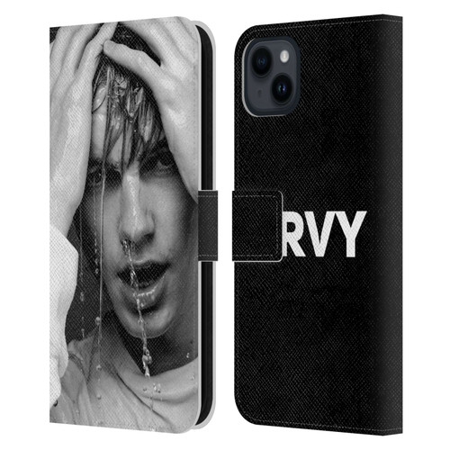 HRVY Graphics Calendar 11 Leather Book Wallet Case Cover For Apple iPhone 15 Plus