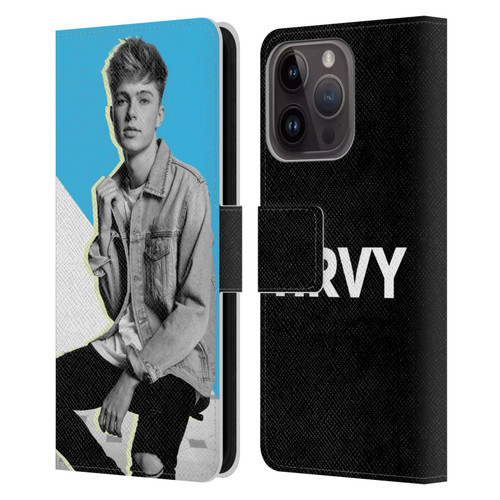 HRVY Graphics Calendar 3 Leather Book Wallet Case Cover For Apple iPhone 15 Pro