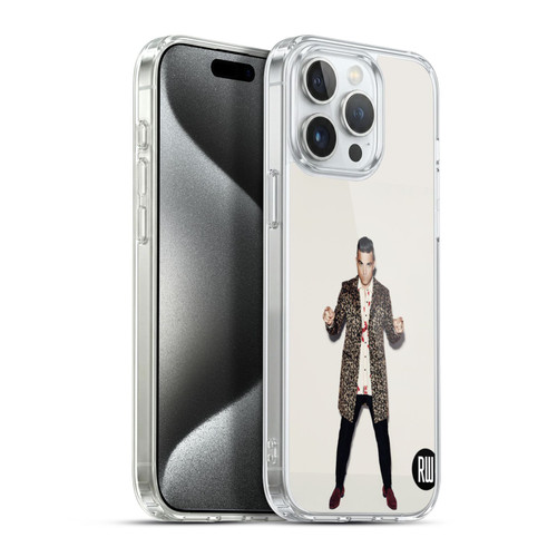 Robbie Williams Calendar Animal Print Coat Soft Gel Case for Apple iPhone 15 Pro Max & MagSafe