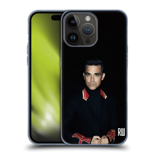 Robbie Williams Calendar Portrait Soft Gel Case for Apple iPhone 15 Pro Max