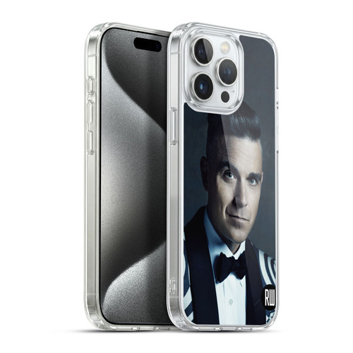 Robbie Williams Calendar Printed Tux Soft Gel Case for Apple iPhone 15 Pro Max & MagSafe