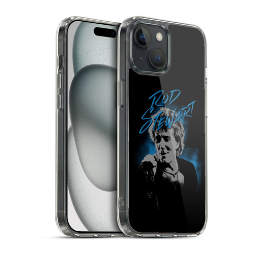 Rod Stewart Art Scribble Soft Gel Case for Apple iPhone 15