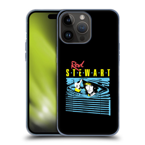 Rod Stewart Art Blinds Soft Gel Case for Apple iPhone 15 Pro Max