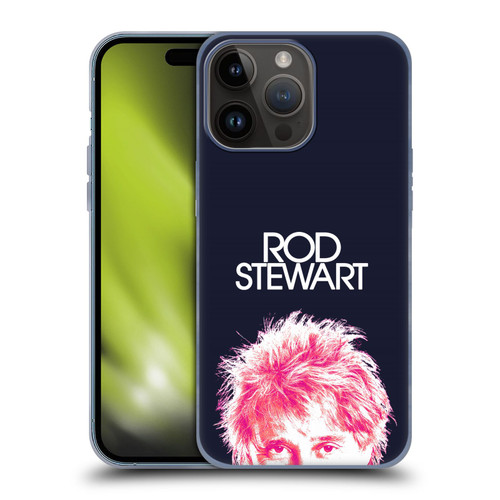 Rod Stewart Art Neon Soft Gel Case for Apple iPhone 15 Pro Max