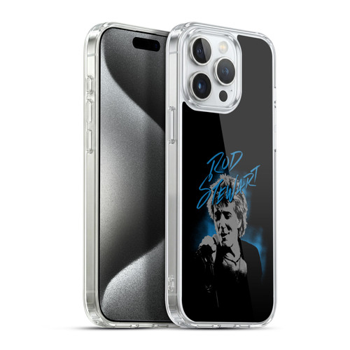 Rod Stewart Art Scribble Soft Gel Case for Apple iPhone 15 Pro Max