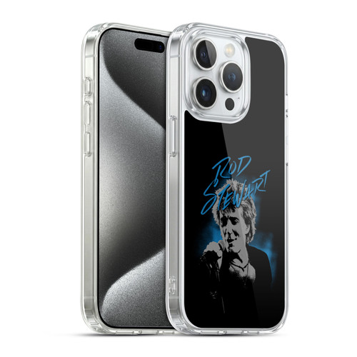 Rod Stewart Art Scribble Soft Gel Case for Apple iPhone 15 Pro