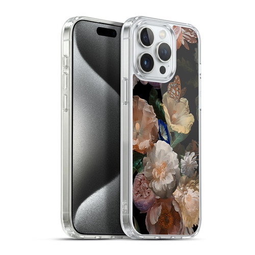 UtArt Antique Flowers Botanical Beauty Soft Gel Case for Apple iPhone 15 Pro Max & MagSafe