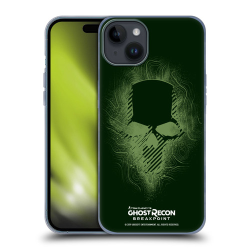 Tom Clancy's Ghost Recon Breakpoint Graphics Ghosts Logo Soft Gel Case for Apple iPhone 15 Plus