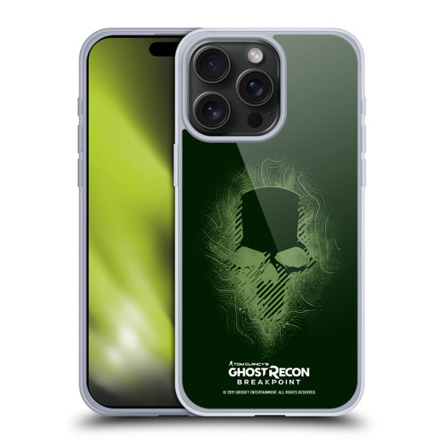 Tom Clancy's Ghost Recon Breakpoint Graphics Ghosts Logo Soft Gel Case for Apple iPhone 15 Pro Max