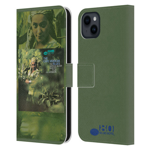 Blue Note Records Albums Horace Silver Cape Verdean Leather Book Wallet Case Cover For Apple iPhone 15 Plus