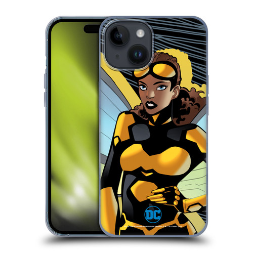 DC Women Core Compositions Bumblebee Soft Gel Case for Apple iPhone 15