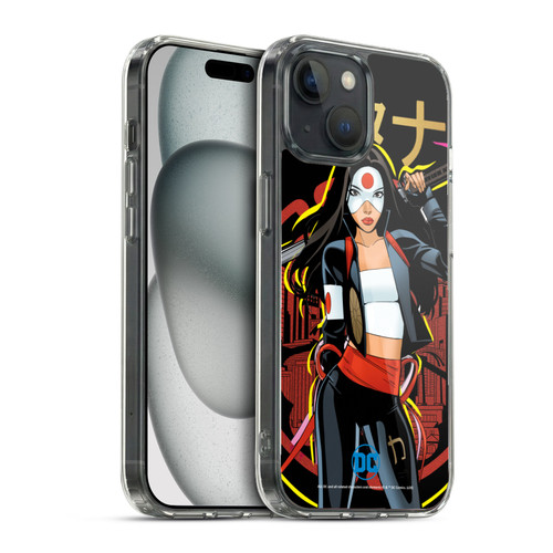 DC Women Core Compositions Katana Soft Gel Case for Apple iPhone 15 & MagSafe